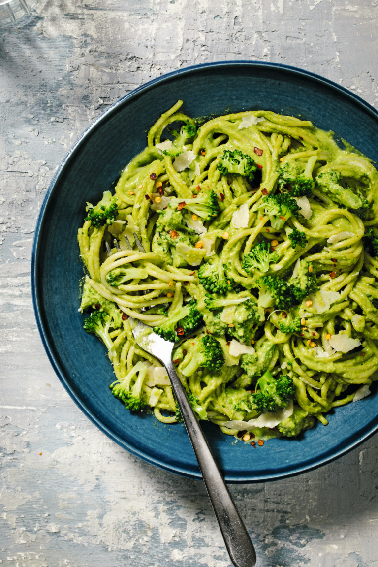 pasta broccoli pesto