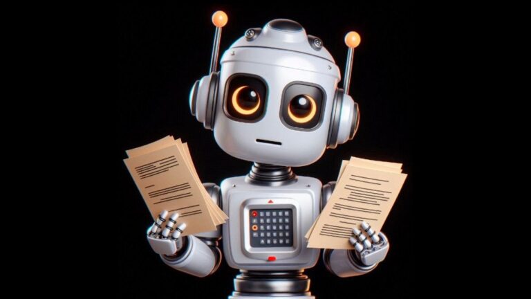 Robot detecting LLM generated documents