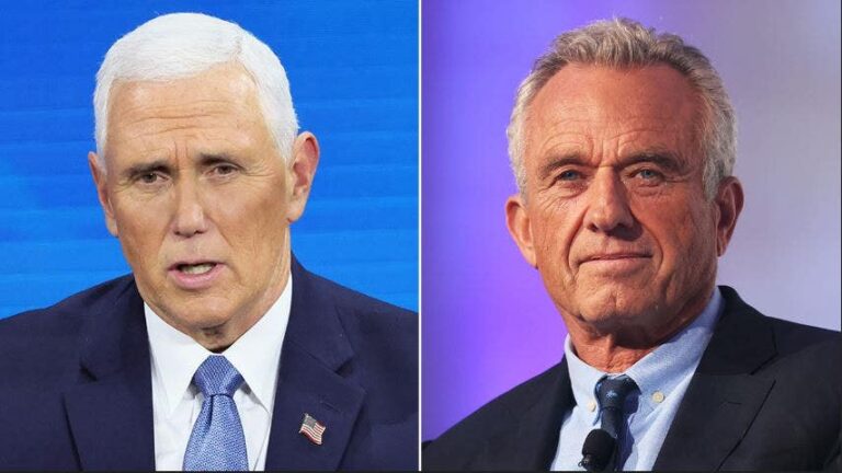 split of pence and rfk jr