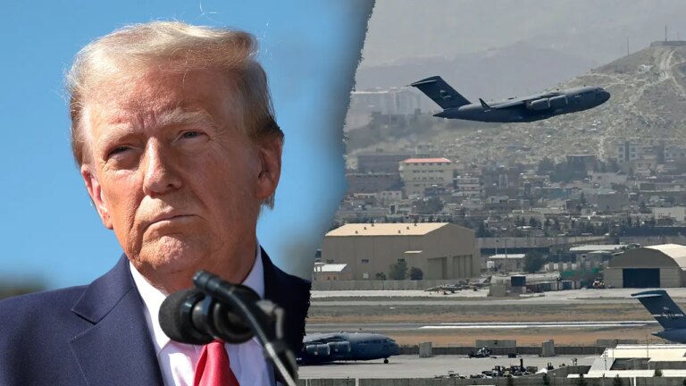 trump kabul plane