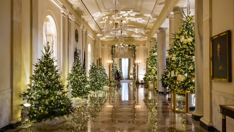 white house christmas decorations